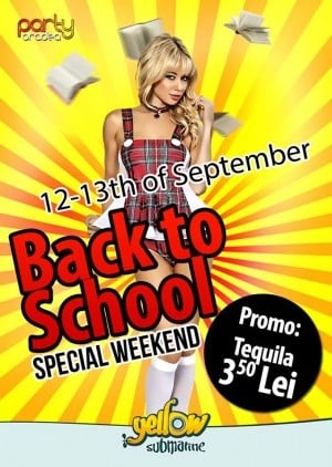 Back To School Special Weekend