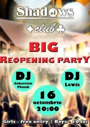Big Reopening Party