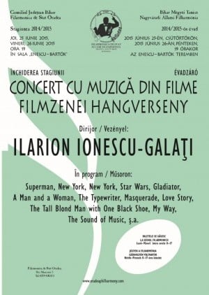 Concert cu muzică din filme