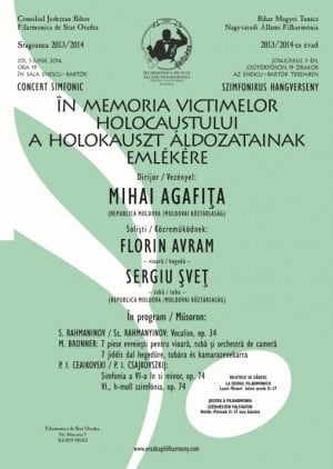 Concert în memoria victimelor holocaustului