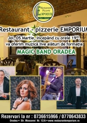 Muzică live alături de Magic Band Oradea