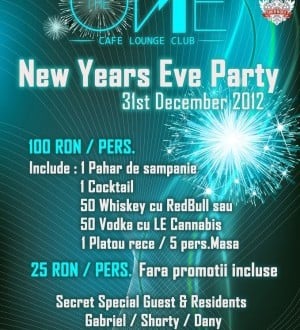 New Years Eve Party 2013 în The One