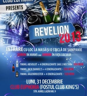Revelion 2013 în Club Euphoria