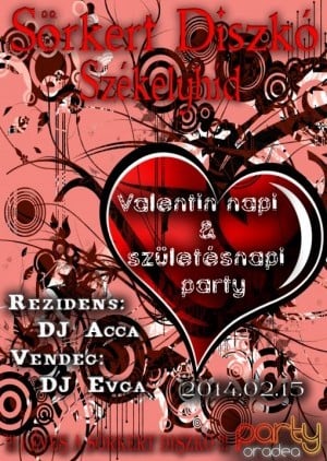 Sorkert Disco - Valentine's Day & Birthday Party