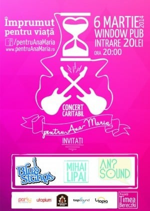 Window Pub - Concert caritabil pentru Ana-Maria