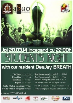 Window Pub - Student's Night