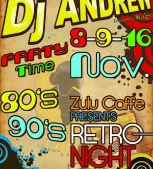 Zulu Caffe - Retro Night