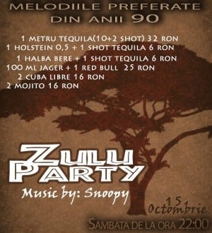 Zulu Party cu DJ Snoopy