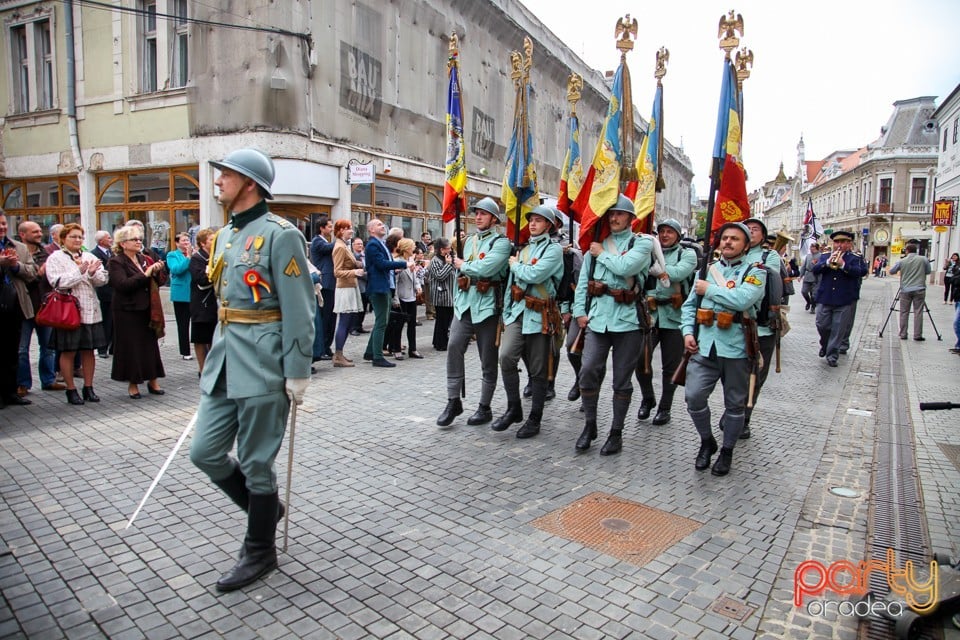 Defilare militară pe corso, Oradea