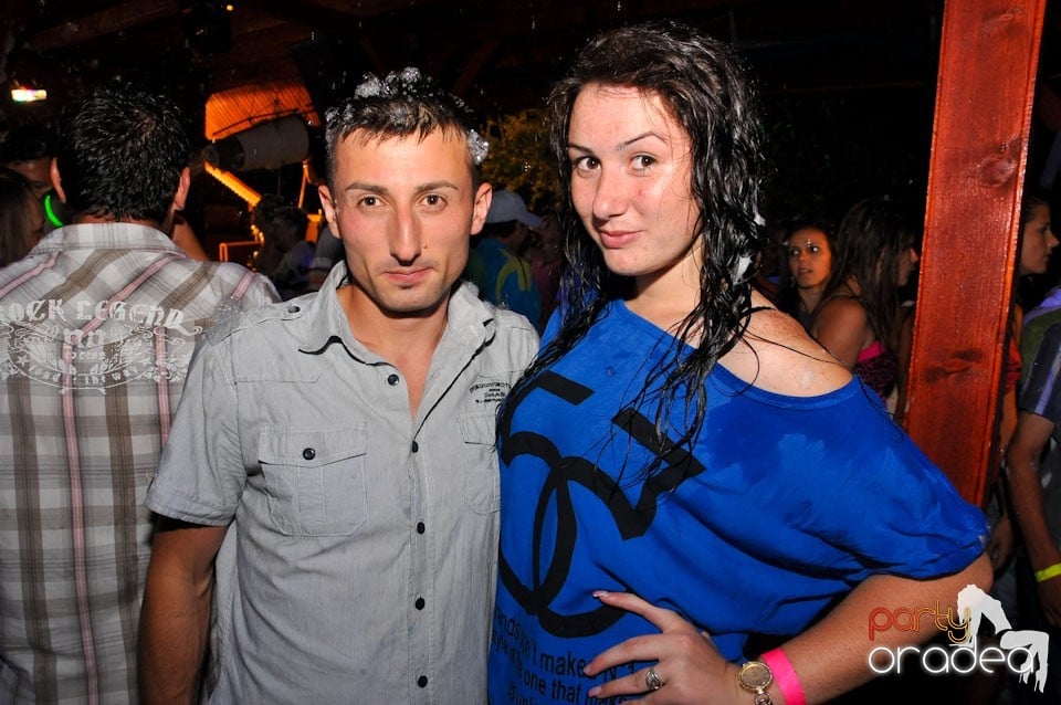 Spumă party în Disco Faház,