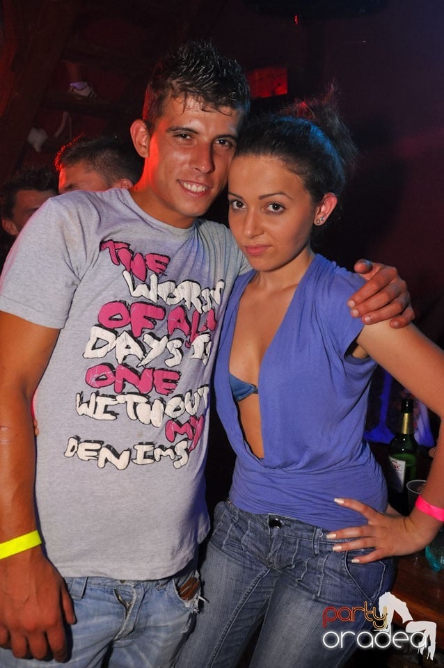 Spumă party în Disco Faház,