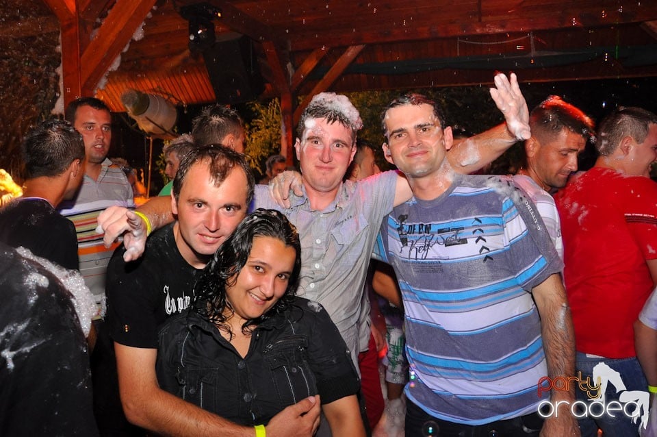 Spumă party în Disco Faház,