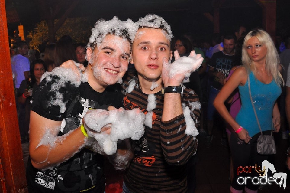 Spumă party în Disco Faház,