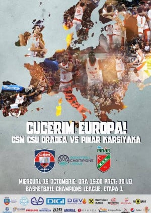 CSM Oradea vs Pinar Karsiyaka Izmir