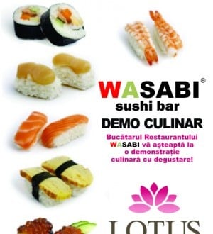 Wasabi Sushi Bar: Demo culinar