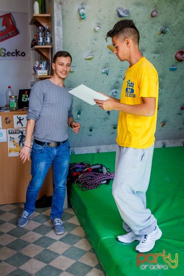 Concurs de escaladă, Sala de escalada GeckoClimb