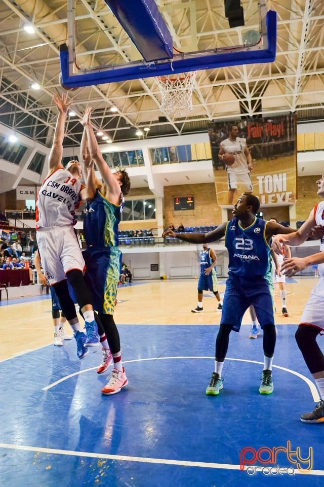 CSM-U Oradea vs BC Astana, Arena Antonio Alexe