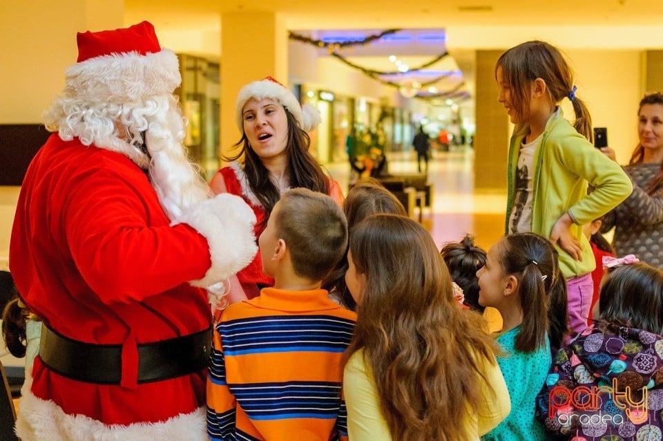 Moş Crăciun e la Oradea Shopping City, 