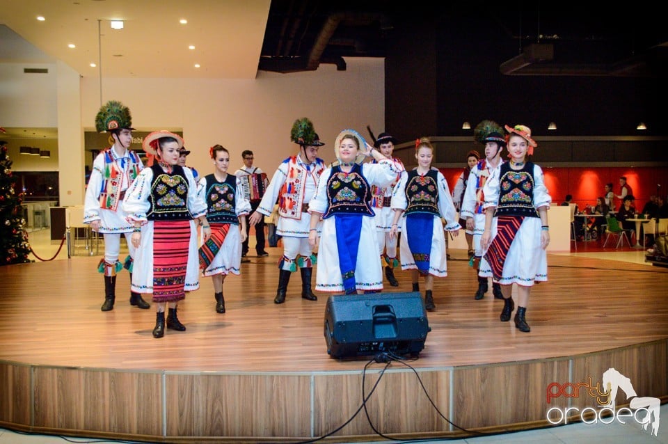 Spectacol popular în Oradea Shopping City, 